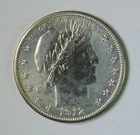 1912 S Barber Silver Half Dollar Uncirculated Details