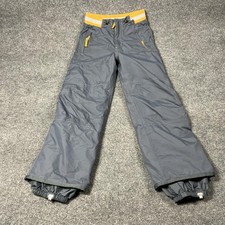 Mini Boden Snow Pants Boys 11-12Y Gray Insulated Waterproof Ski Winter Wear
