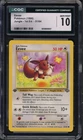Pokemon CGC 10 Gem Mint 1st Ed. Jungle Common Eevee 51/64