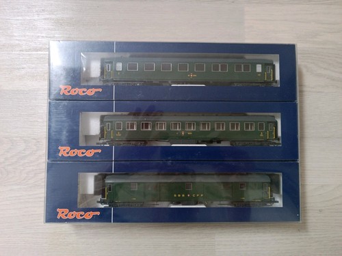 Roco 45915 H0 3-teiliges historisches Zugset II der SBB in OVP wie neu  | Zustand: Gebraucht