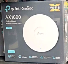 🔥TP-Link EAP610 V2 AX1800 Ceiling Mount Wireless Access Point - [White]