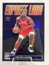 2023-24 Panini Donruss Optic - Express Lane Blue Prizm #11 Zion Williamson