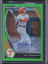 2021 Panini Prizm Draft Picks #PDP160 Max Ferguson Lime Green Auto #/23