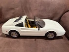 Vintage 1986 Mattel Barbie White Ferrari Convertible 21" Sports Car