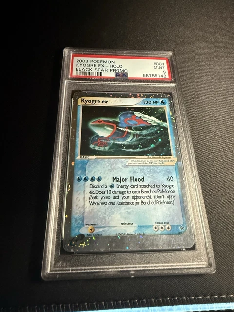 Kyogre EX Promo #001 PSA 9 2003 pokemon nintendo