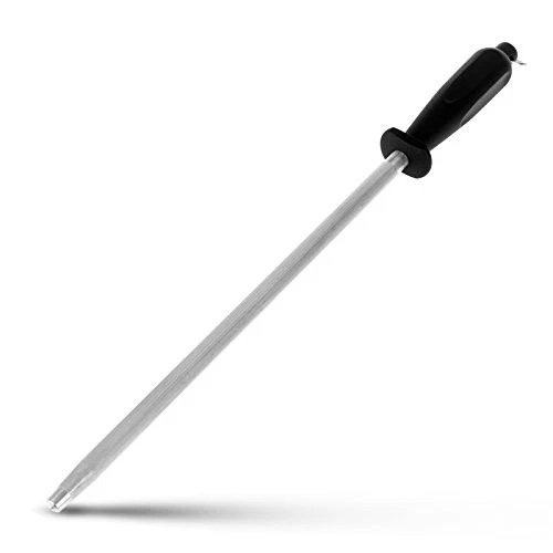 Best Professional Carbon Steel Knife Sharpening Steel, 12 Inch