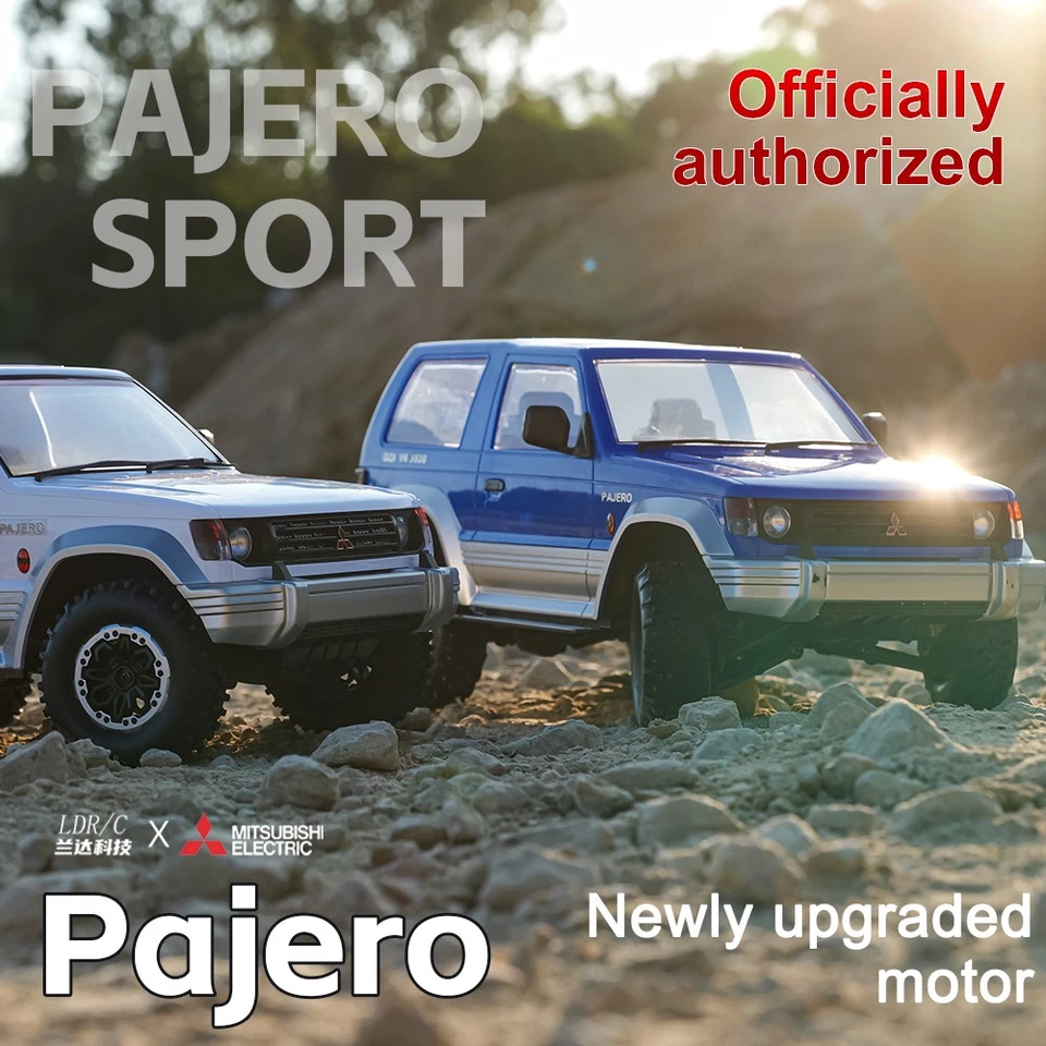 LD1297S Pajero 1/14 4WD Full Scale Climbing RC Car 380 Motor Kinderspielzeug - Bild 2 von 4