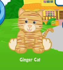 Webkinz Ginger Cat Virtual PET Adoption Code Only Messaged Webkinz Ginger Cat !!