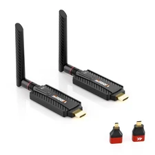 Wireless HDMI Transmitter and Receiver,Plug and Play,1080P Wireless HDMI Exte...