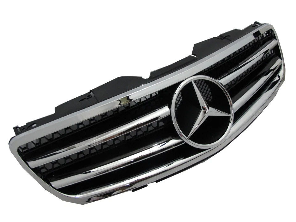 R230 2002-2007 2FIN PARRILLA/PARRILLA NEGRA para Mercedes-Benz AMG Style Foto 3 de 4