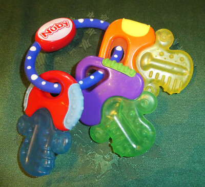 Nuby Baby Beißring Zahnhilfe Greifen Schlüssel