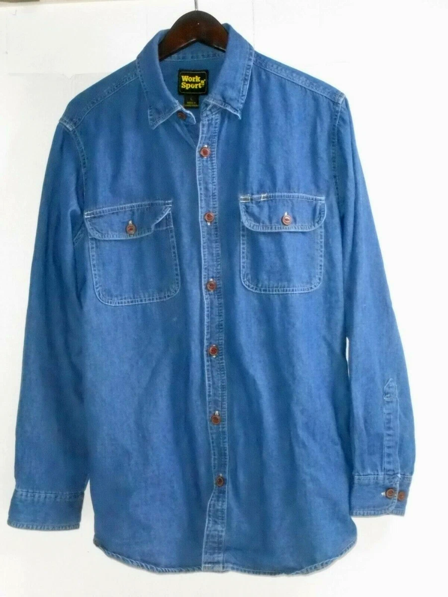 Dark blue cheap denim shirt