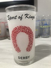 Kentucky Derby Bar Glass 1969 Sport Of Kings