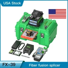 Komshine FX39 6 Motors Core Alignment Fusion Splicer with Fiber Cleaver Ship USA