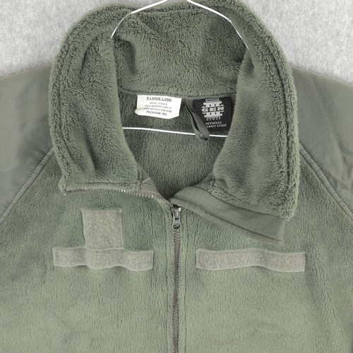 ECWCS Polartec Peckham Gen III Green Cold Weather Fleece Jacket Mens XL Long - Picture 4 of 15