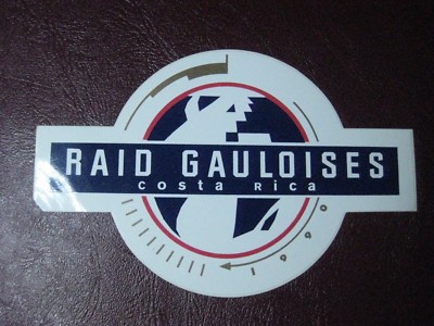 antique sticker: Gaulish raid Costa Rica