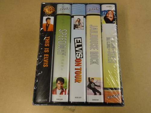 5-VHS VIDEO BOX / ELVIS PRESLEY COLLECTION - THIS IS ELVIS - SPEEDWAY-ON TOUR... - Bild 3 von 3