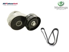 Allmakes 4x4 TD5 Drive Belt Tensioner + Fan Belt Fits - Disco+Defender ERR6951