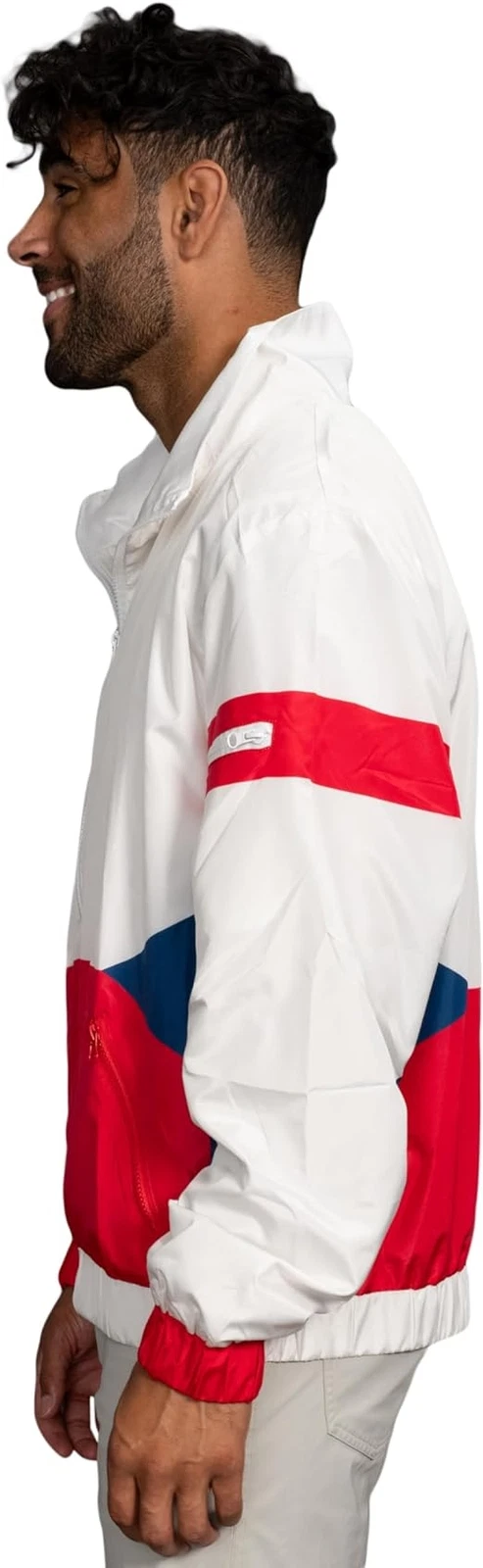 Unisex Adult Retro 80s 90s Windbreaker Jacket Lightweight Colorful Vintage Coat image 2