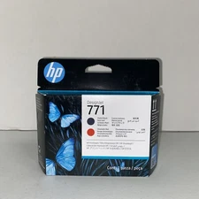 HP 771 Printhead CE017A -  Chromatic Red/matte Black  Genuine Exp 2026