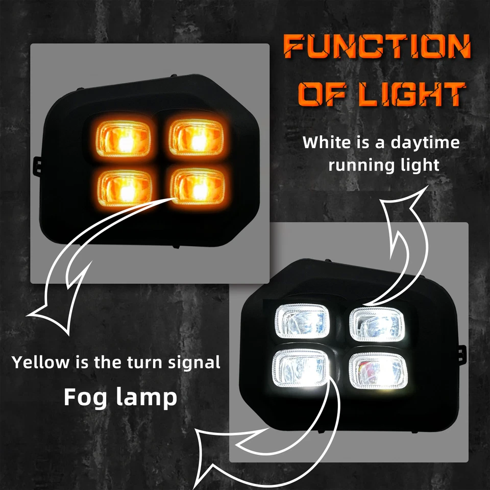 Luces antiniebla LED luces de parachoques delanteras para Toyota Tacoma SR SR5 2016-2023 + cableado Foto 4 de 4