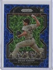 2022 Panini Prizm Reiss Knehr Blue Velocity Prizm Rookie RC - San Diego Padres
