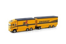 WSI Models Volvo Sinke; Volvo Fh 4 Globetrotter 6x2 Tag Axle Riged Combi 6 Axle Resin 1:50 01-3728