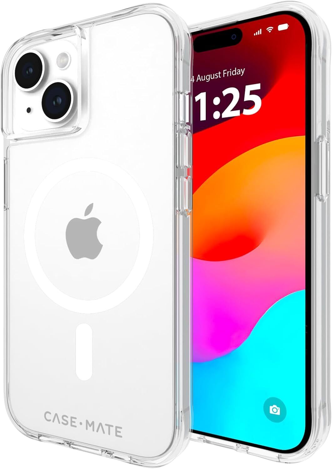 Tough iPhone 15 Case - Clear [12ft Drop Protection] [Compatible with MagSafe] Ma-image