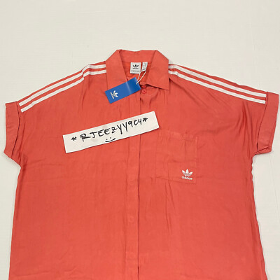 Adidas Women originals Satin dress Shirt Medium for sale online | eBay 