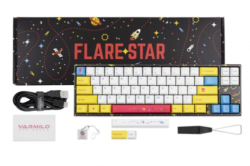 Ducky x Varmilo Miya Pro Flare Star Special Edition 65% Mechanical Keyboard