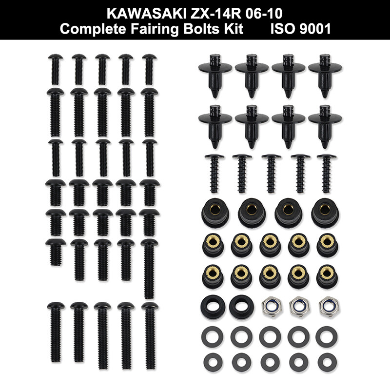 【ミー】 Full Fairing Bolts Fasteners Kit Aftermarket Fit For