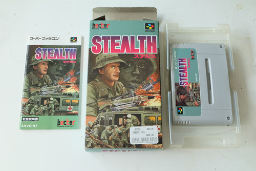 SFC SNES HECT Stealth War Shooting STG SHVC-H7 Super Famicom Nintendo