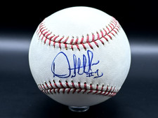 Orlando Hudson Auto Signed OMLB Baseball MLB! 2010 TARGET FIELD OPENING DAY!