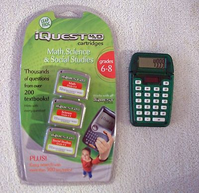 iQUEST 4.0 CARTRIGES MATH, SCIENCE, & SOCIAL STUDIES, and FREE GIFT! | eBay