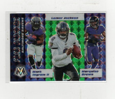 2020 Mosaic Flea Flicker Lamar Jackson Green Prizm #FF2 Free Shipping (G215)