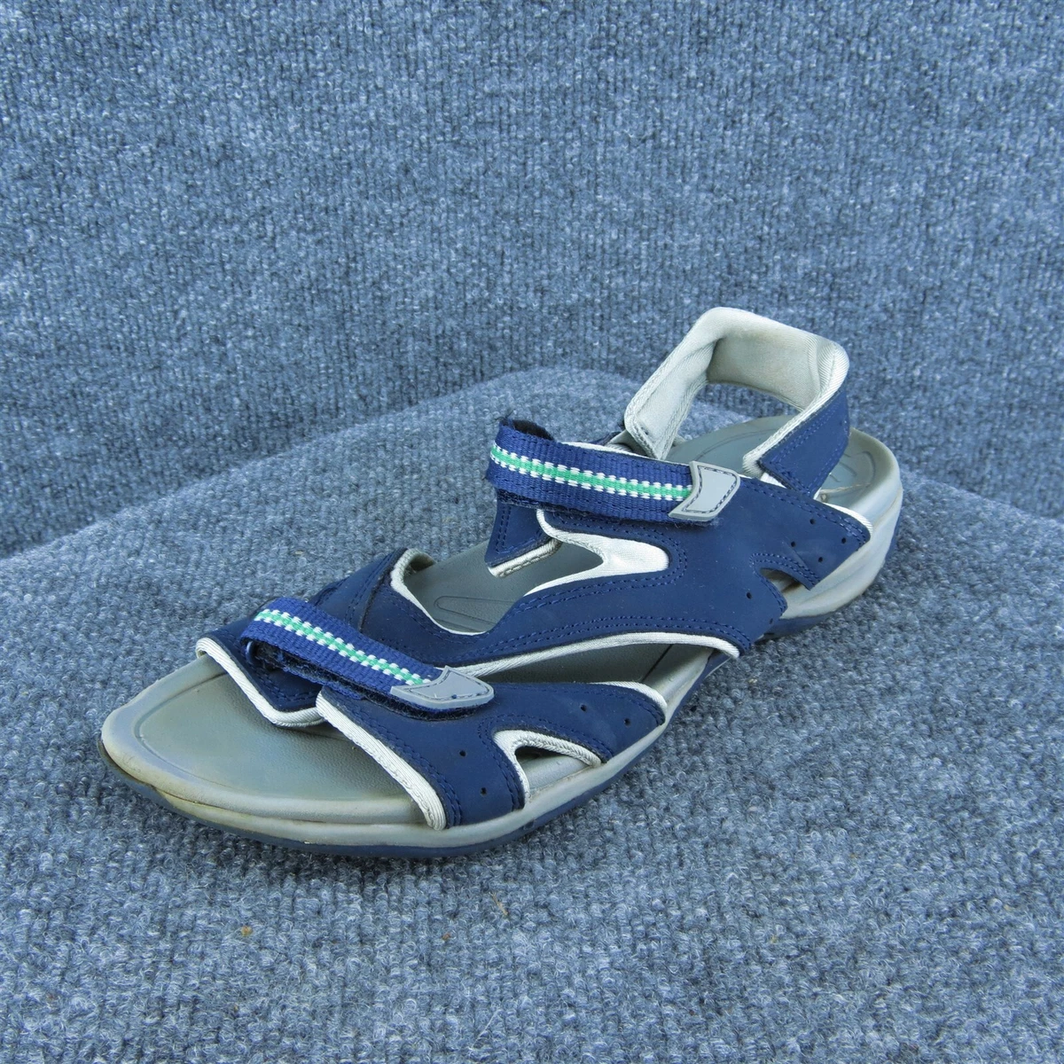 Dr. Scholl s Naveen 3 Women Sport Sandals Shoes Blue Hook Loop Size 10 Medium