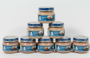 gerber 2nd foods baby food turkey & turkey gravy