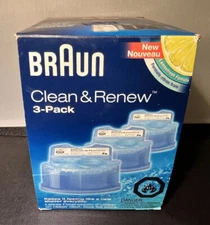 Braun CCR3 Replacement Clean Renew Refills Cartridge 3-Pack