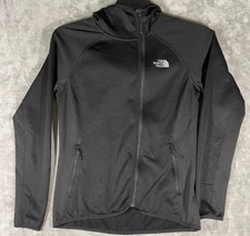 North Face Arcata Hoodie Jacket Women's Medium Full Zip Lightweight Black