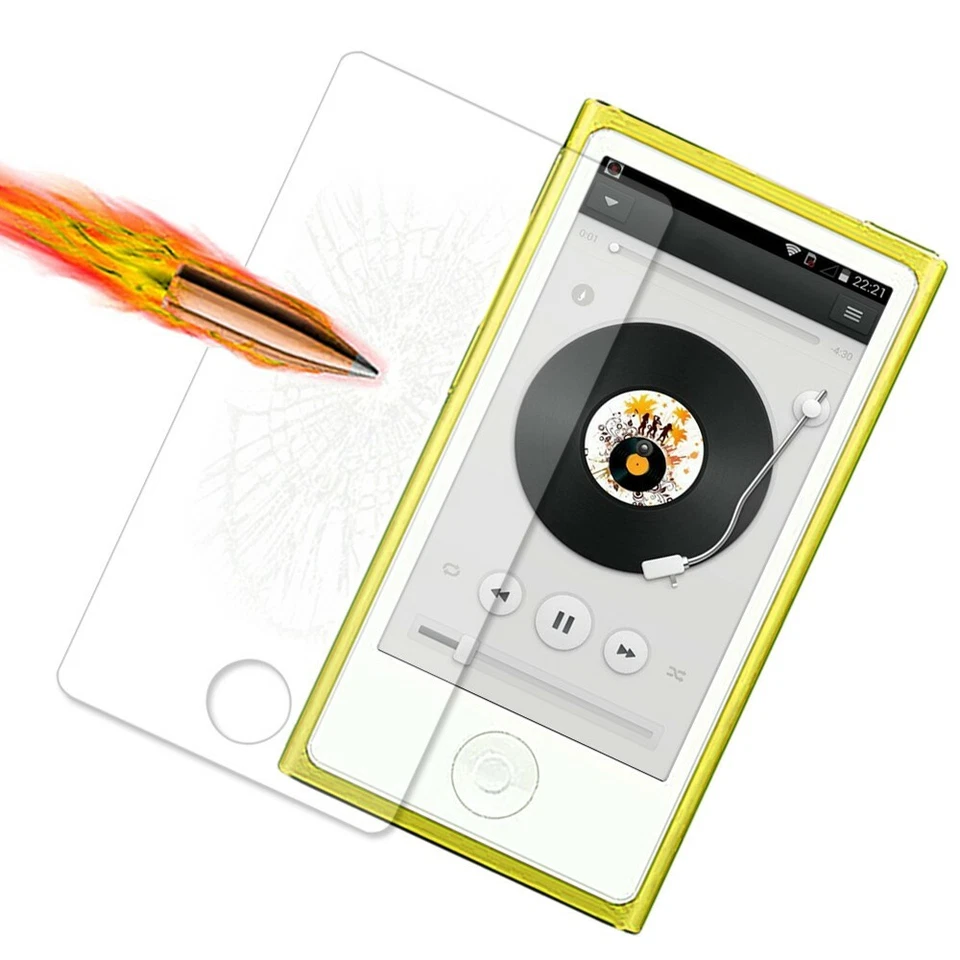 Clear Crystal Transparent Skin Case Cover+Protective film For iPod Nano 7th 8th - Image 3 of 3