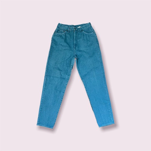 Vintage 80s Teal Blue Roper Denim Jeans Womens - Picture 2 of 4