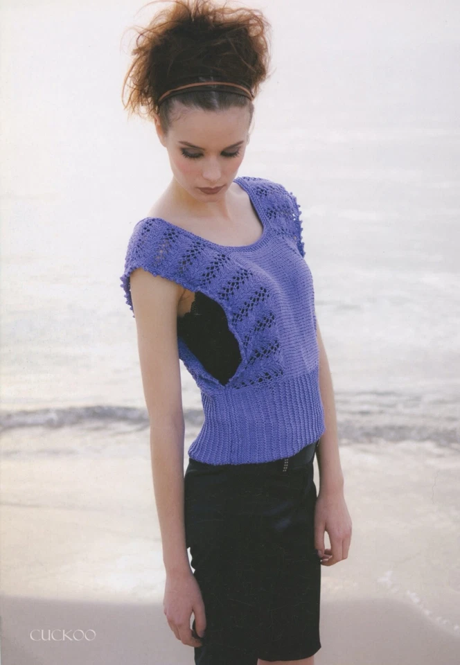 Libro de patrones de tejido Louisa Harding "copia de tienda" Belle 12 proyectos seda morera Foto 2 de 4