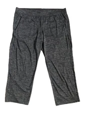 All In Motion Activewear Pants XXL 30 Gray Knit Stretch Drawstrings Men's