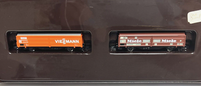 MARKLIN Z MINI CLUB 8215 2-CAR SET VIESMANN & MIELE FREIGHT CARS