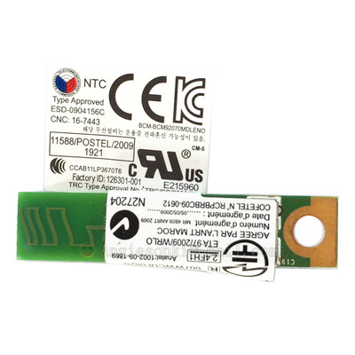 ThinkPad X1 Nano Módulo Bluetooth 4.0 Para Lenovo ThinkPad T520, T530, W530, Etc. - Modelo 60Y3303 Lenovo Sobremesa