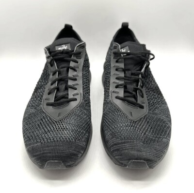 Nike Air Max Flyknit Racer Mens 10.5 Running Sneakers Triple Black Fd2764 001 Nike Air Max Flyknit Racer Mens Size 10.5 Triple Black Shoes  main image 2