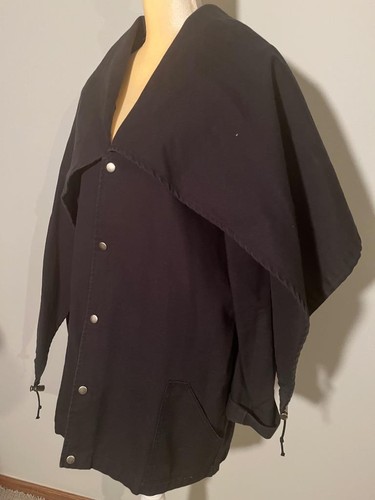 Damen She-Bible Caped Jacke Made in San Francisco 100% Baumwolle Größe Medium - Bild 2 von 9