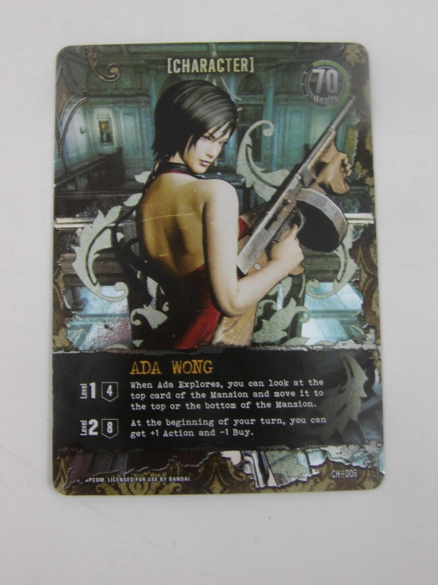 Resident Evil Deck Building Game Ada Wong CH-006 Foil Promo Card