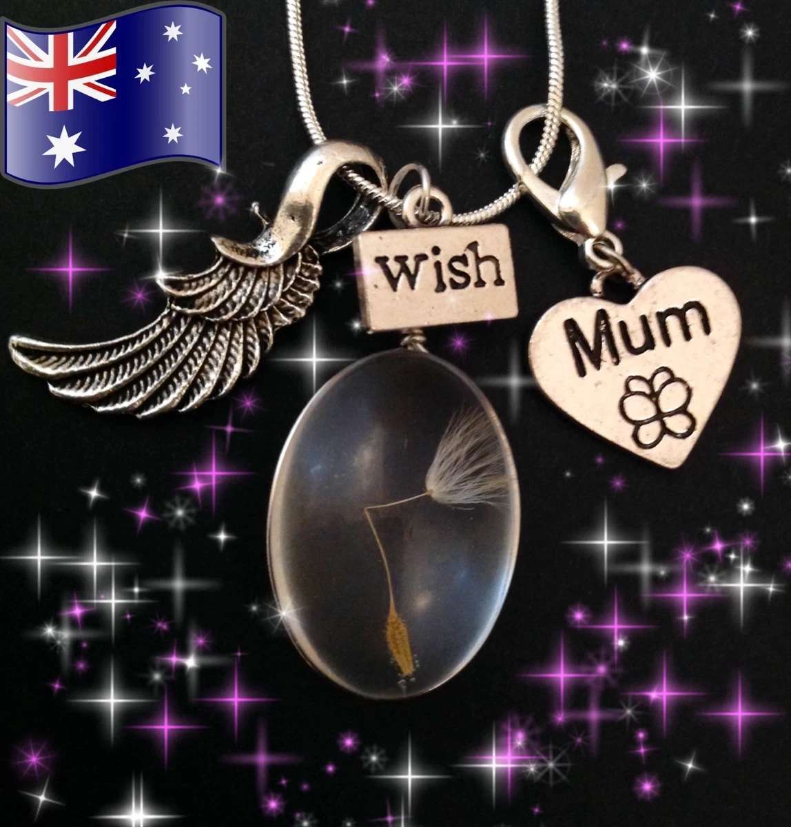 Mum silver necklace deals