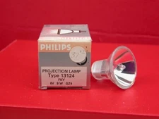 New Philips FKY BULB 9W 6V  Philips 13124 GZ4 Free USA Shipping!